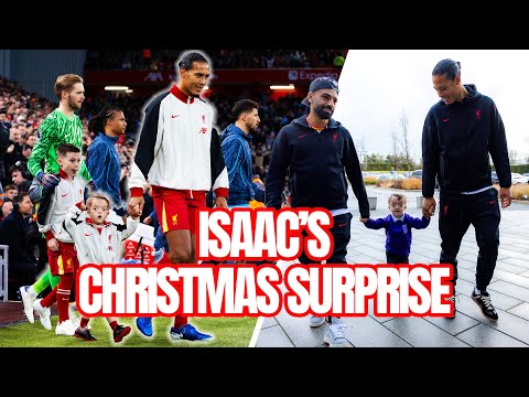 The six-year-old singing Kopite that captured our hearts | Van Dijk & Salah meet Isaac